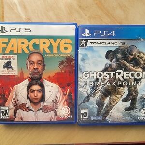 PS5 Games (Far cry - Ghost recon)